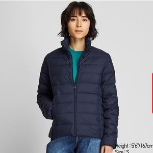 Uniqlo ultra light down navy jacket